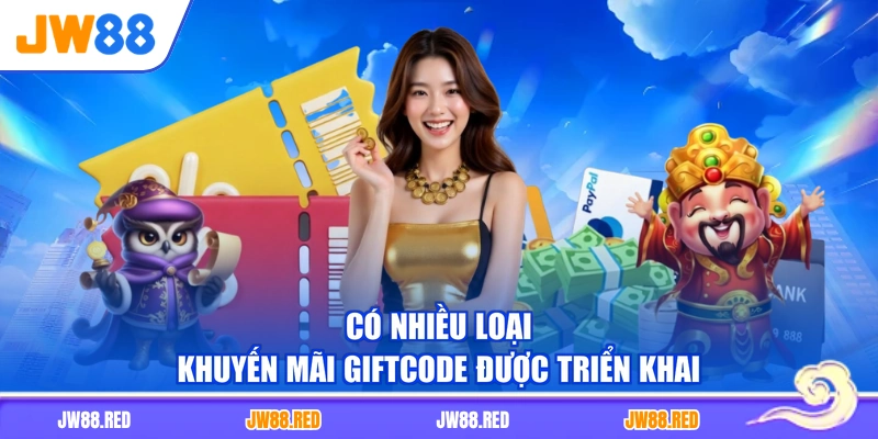 Có nhiều loại khuyến mãi giftcode được triển khai